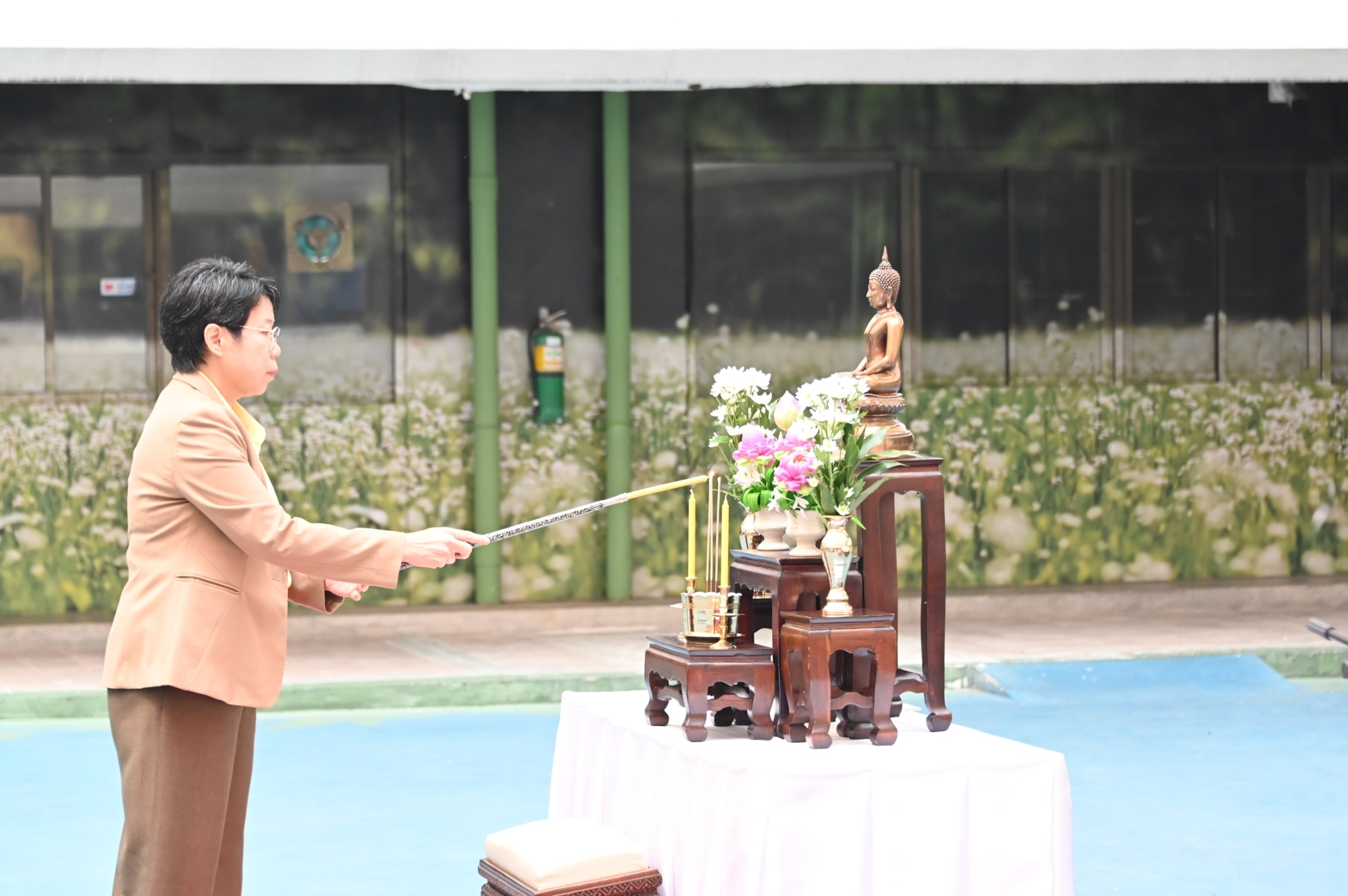 ﻿กรมบังคับคดี จัดกิจกรรมทำบุญตักบาตรประจำเดือนมกราคม 2568